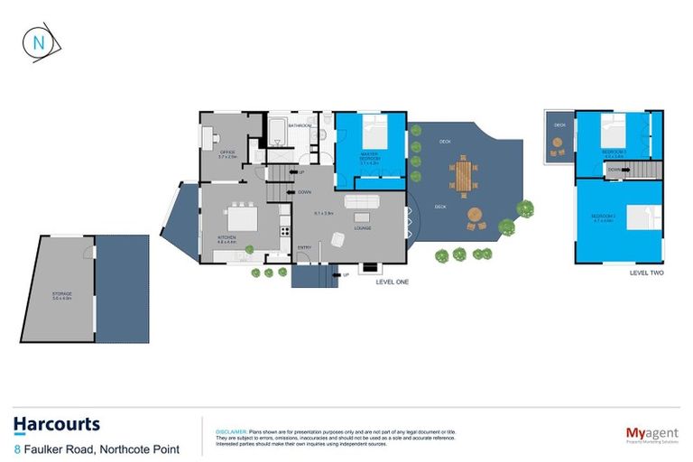 Photo of property in 8 Faulkner Road, Northcote Point, Auckland, 0627