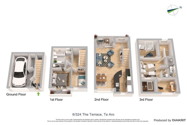 Photo of property in Fernhill Flats, 6/324 The Terrace, Te Aro, Wellington, 6011