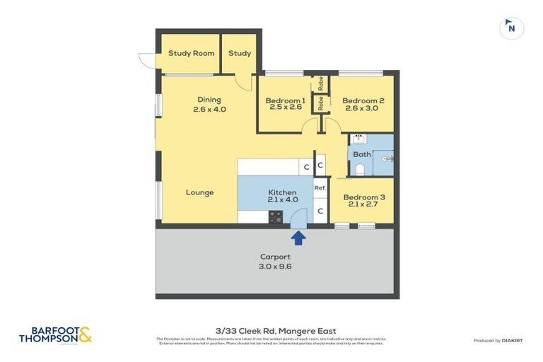 Photo of property in 3/33 Cleek Road, Mangere East, Auckland, 2024