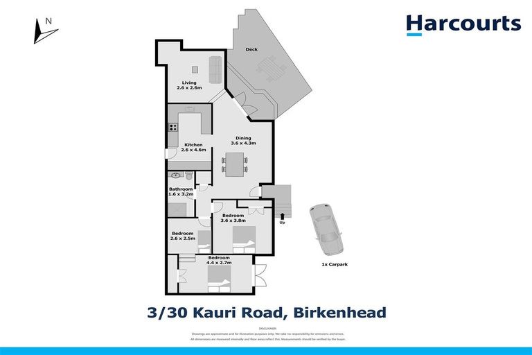 Photo of property in 3/30 Kauri Road, Birkenhead, Auckland, 0626