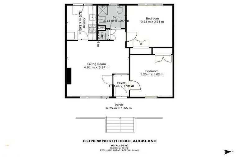Photo of property in 631 New North Road, Morningside, Auckland, 1021