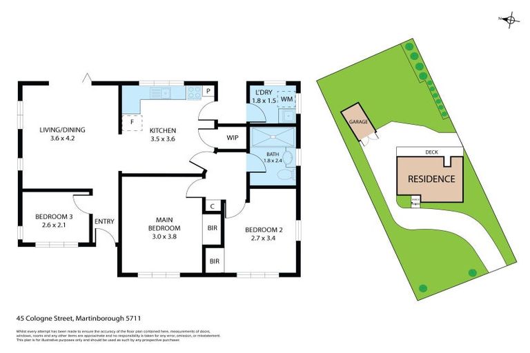 Photo of property in 45 Cologne Street, Martinborough, 5711