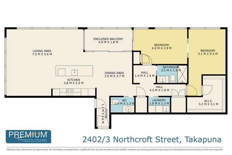 Photo of property in Sentinel Apartments, 2402/3 Northcroft Street, Takapuna, Auckland, 0622