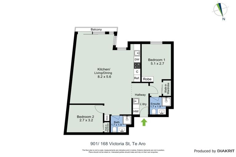 Photo of property in Vsp South, 901/168 Victoria Street, Te Aro, Wellington, 6011