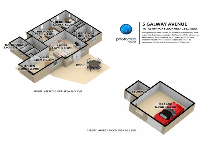 Photo of property in 5 Galway Avenue, Hamilton East, Hamilton, 3216