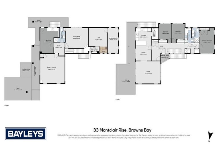 Photo of property in 33 Montclair Rise, Browns Bay, Auckland, 0630