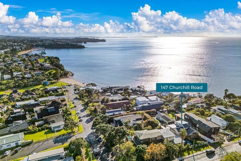 Photo of property in 147 Churchill Road, Rothesay Bay, Auckland, 0630