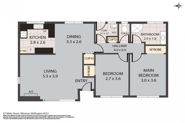 Photo of property in 42 Weka Street, Miramar, Wellington, 6022