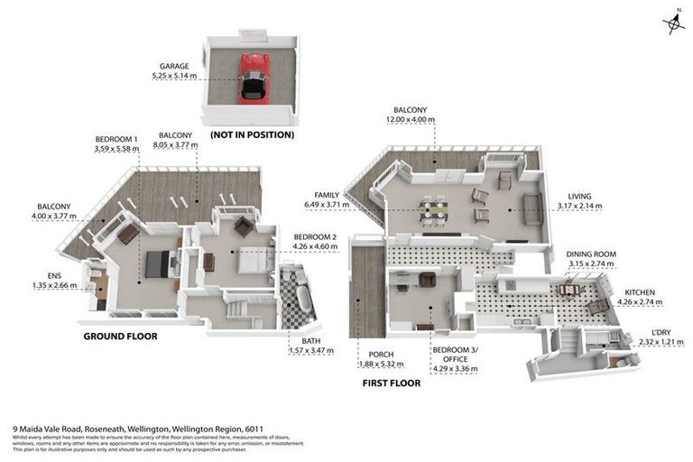 Photo of property in 9 Maida Vale Road, Roseneath, Wellington, 6011