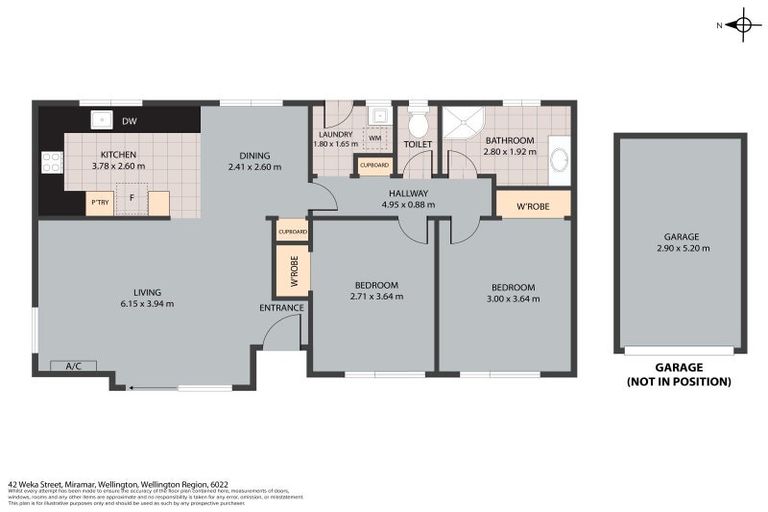 Photo of property in 42 Weka Street, Miramar, Wellington, 6022