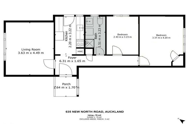 Photo of property in 631 New North Road, Morningside, Auckland, 1021
