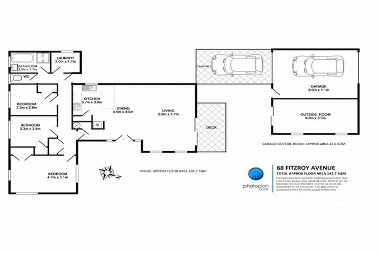 Photo of property in 68 Fitzroy Avenue, Fitzroy, Hamilton, 3206