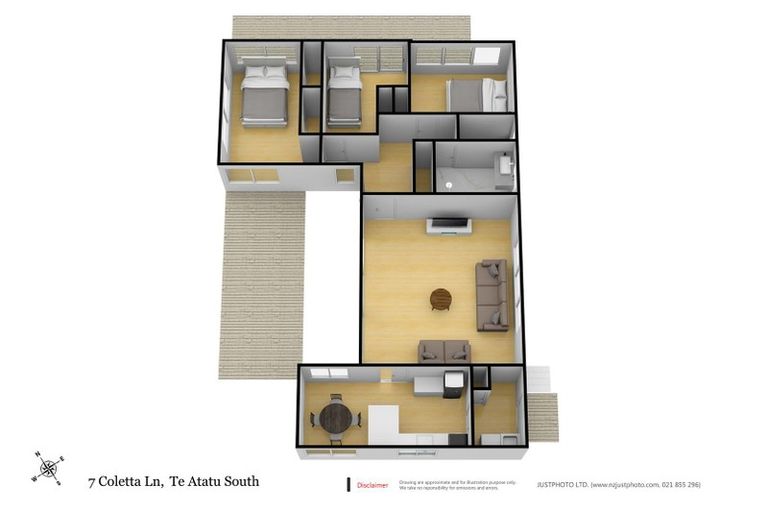 Photo of property in 7 Coletta Lane, Te Atatu South, Auckland, 0610