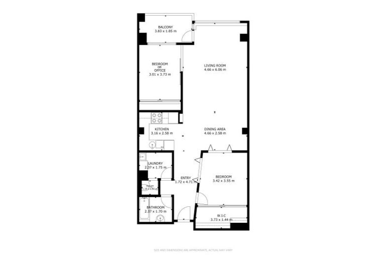 Photo of property in Gerondis Bldg Apartments, 402/60 Willis Street, Wellington Central, Wellington, 6011