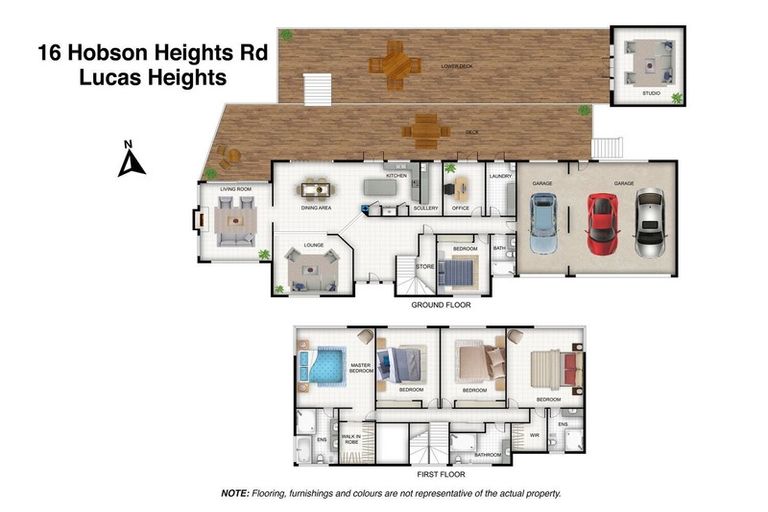 Photo of property in 16 Hobson Heights Road, Lucas Heights, Auckland, 0632