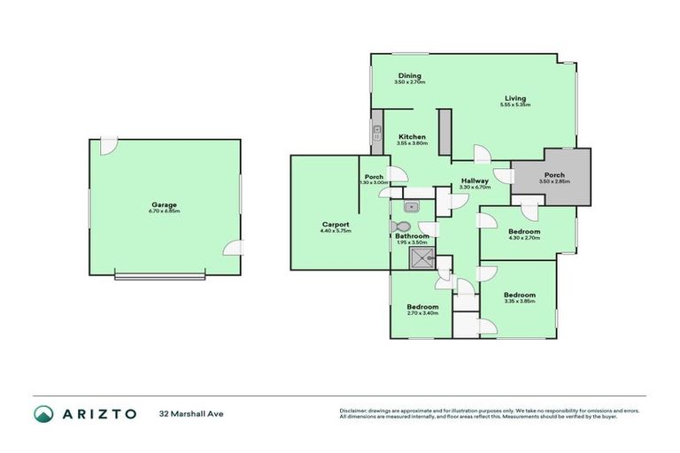 Photo of property in 32 Marshall Avenue, Whanganui East, Whanganui, 4500