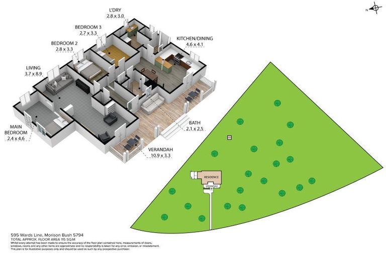 Photo of property in 595 Wards Line, Morison Bush, Greytown, 5794