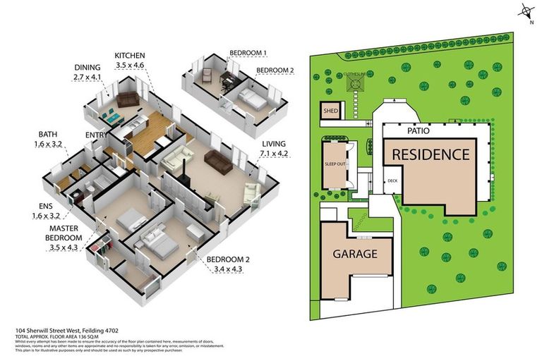 Photo of property in 104 Sherwill Street West, Feilding, 4702