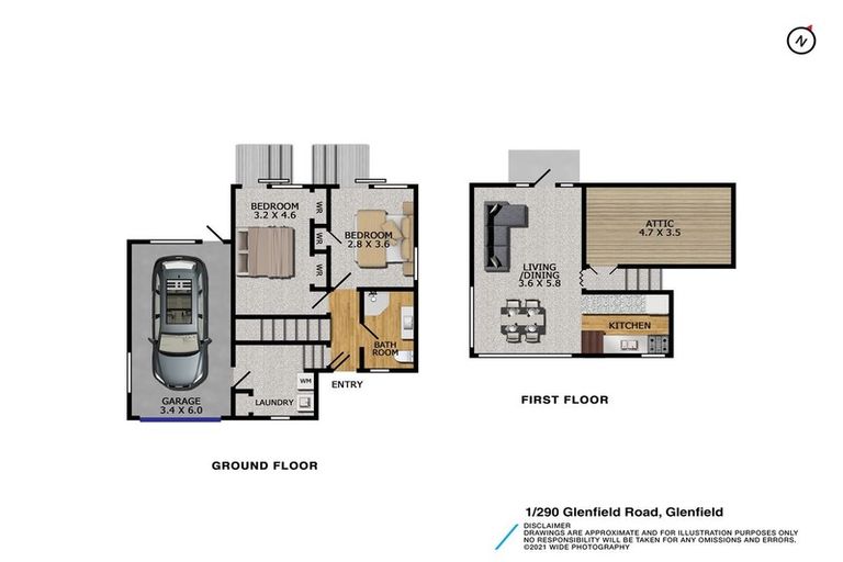 Photo of property in 1/290 Glenfield Road, Glenfield, Auckland, 0629