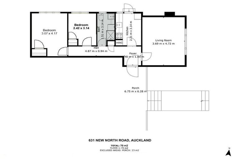 Photo of property in 631 New North Road, Morningside, Auckland, 1021