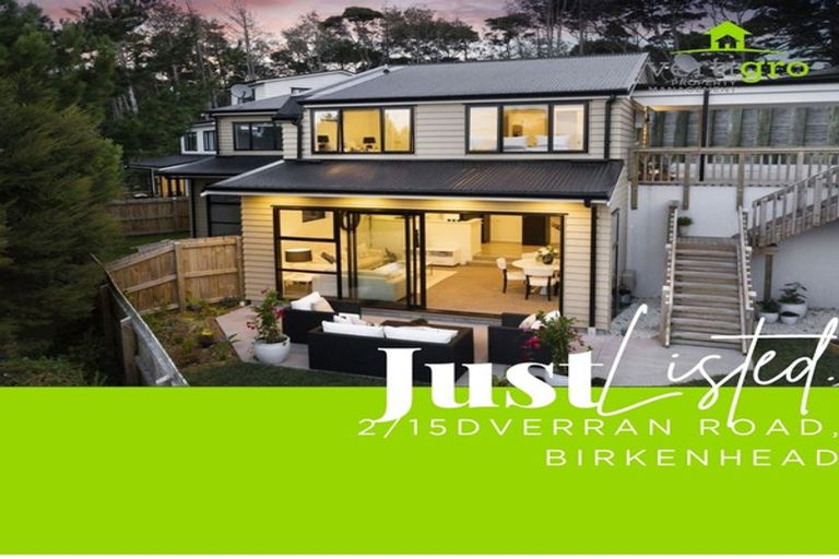 Photo of property in 2/15d Verran Road, Birkenhead, Auckland, 0626