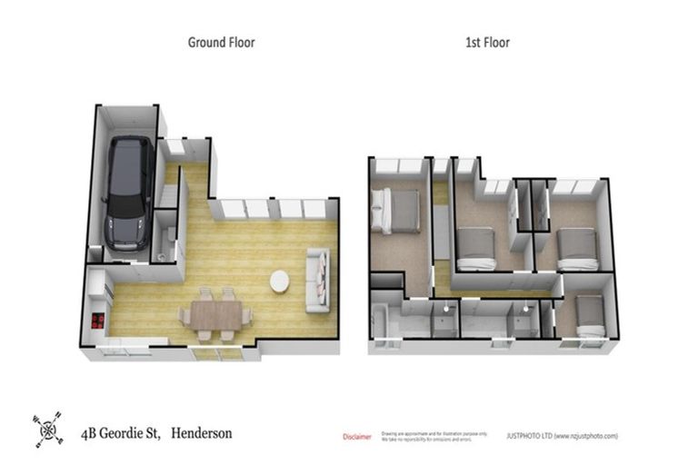 Photo of property in 4b Geordie Street, Henderson, Auckland, 0612