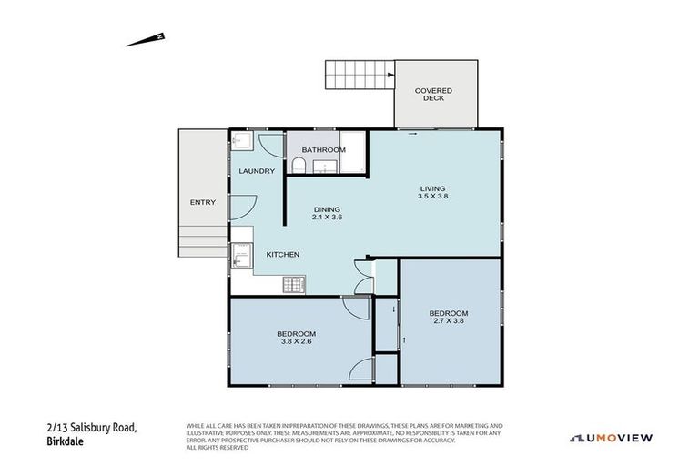 Photo of property in 2/13 Salisbury Road, Birkdale, Auckland, 0626