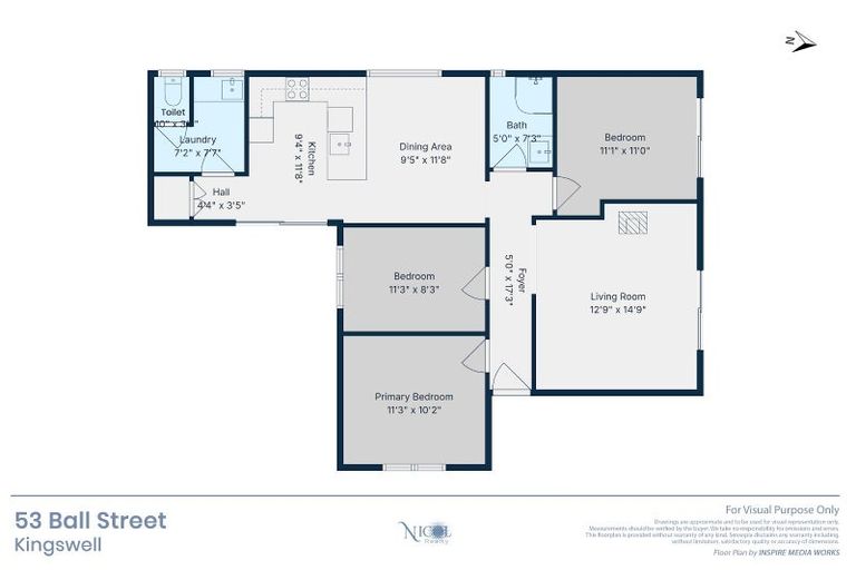 Photo of property in 53 Ball Street, Kingswell, Invercargill, 9812