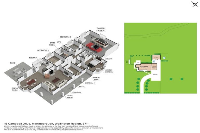 Photo of property in 15 Campbell Drive, Martinborough, 5711
