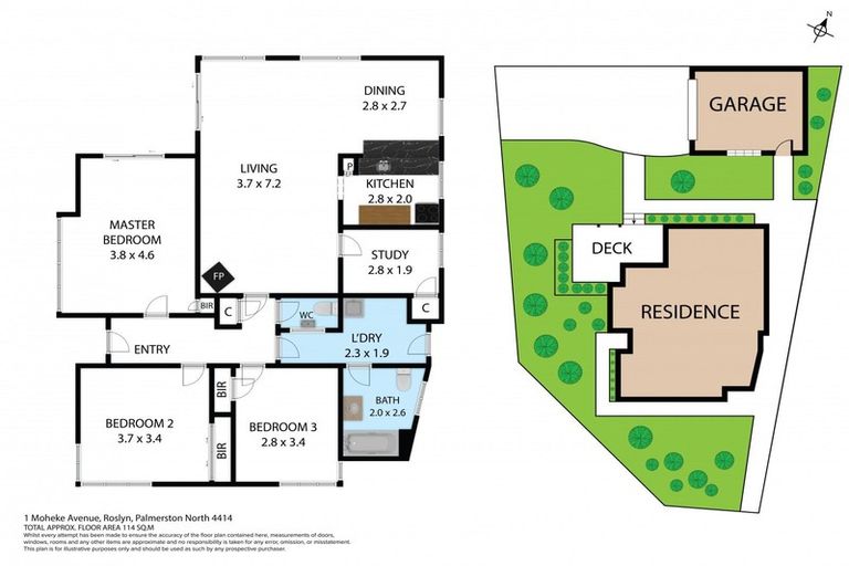 Photo of property in 1 Moheke Avenue, Roslyn, Palmerston North, 4414