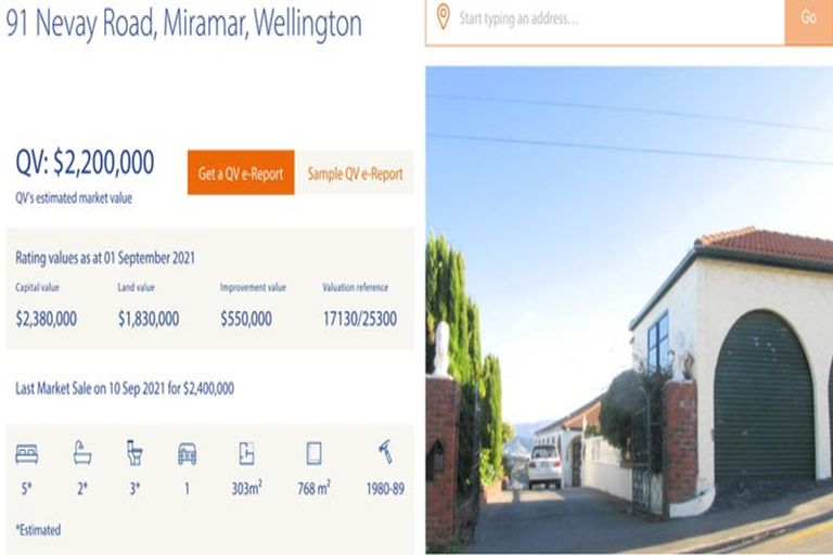 Photo of property in 91 Nevay Road, Miramar, Wellington, 6022