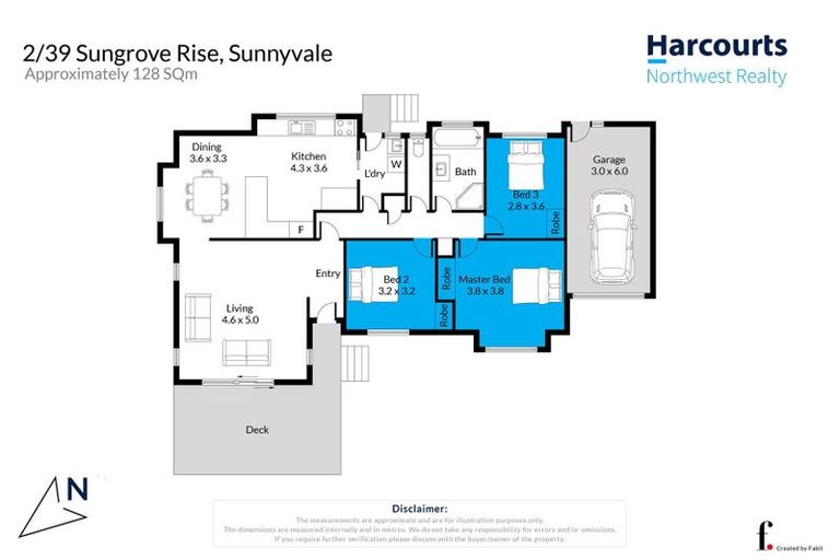 Photo of property in 2/39 Sungrove Rise, Sunnyvale, Auckland, 0612