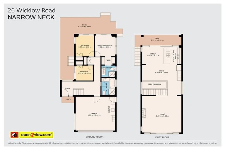 Photo of property in 26 Wicklow Road, Narrow Neck, Auckland, 0622