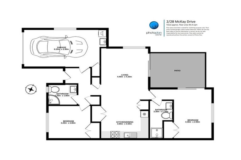 Photo of property in 2/28 Mckay Drive, Temple View, Hamilton, 3218