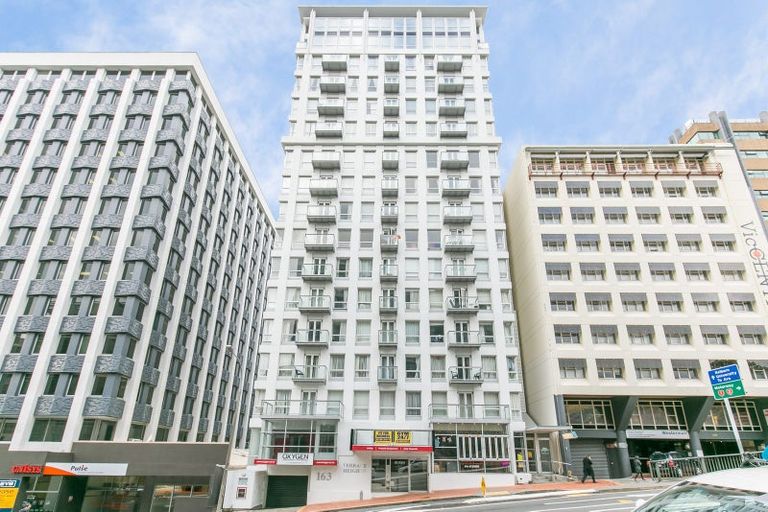 Photo of property in Terrace Heights Apartments, 12c/163 The Terrace, Wellington Central, Wellington, 6011