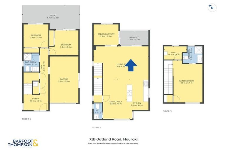 Photo of property in 71b Jutland Road, Hauraki, Auckland, 0622