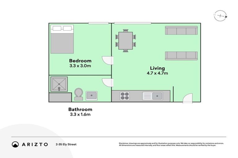 Photo of property in 2/35 Ely Street, Christchurch Central, Christchurch, 8013