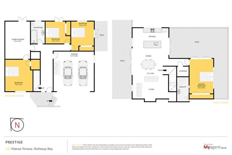 Photo of property in 1/22 Kiteroa Terrace, Rothesay Bay, Auckland, 0630