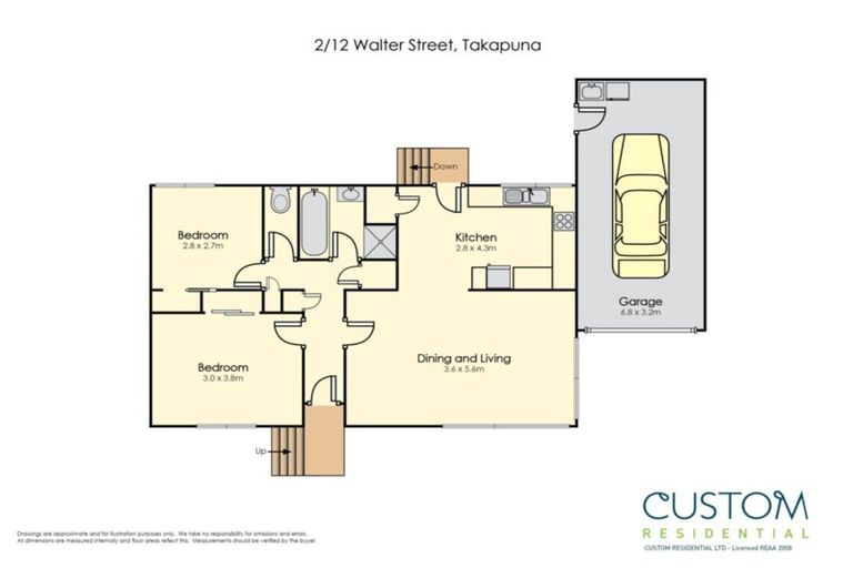 Photo of property in 2/12 Walter Street, Hauraki, Auckland, 0622