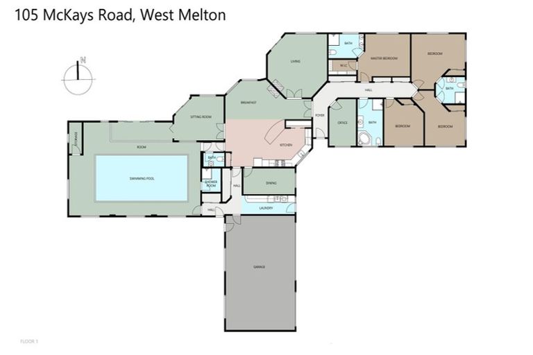 Photo of property in 105 Mckays Road, West Melton, Christchurch, 7671