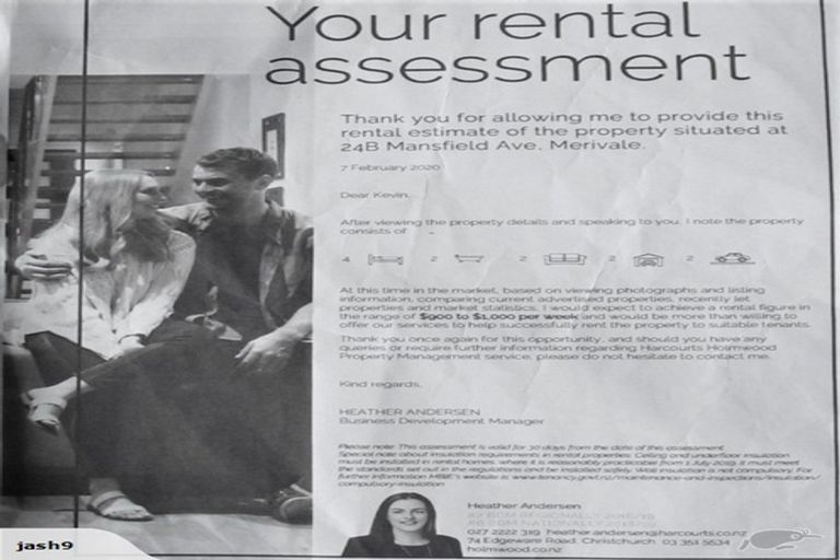 Photo of property in 24b Mansfield Avenue, St Albans, Christchurch, 8014