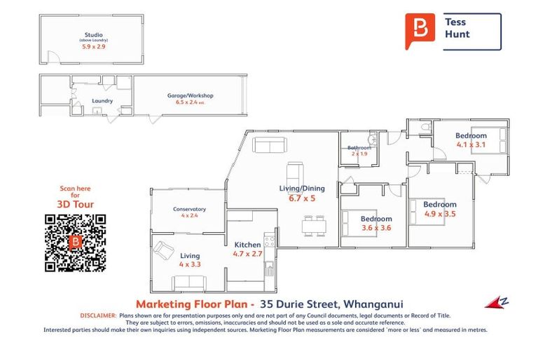 Photo of property in 35 Durie Street, Durie Hill, Whanganui, 4500