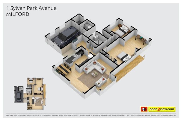 Photo of property in 2/1 Sylvan Park Avenue, Milford, Auckland, 0620