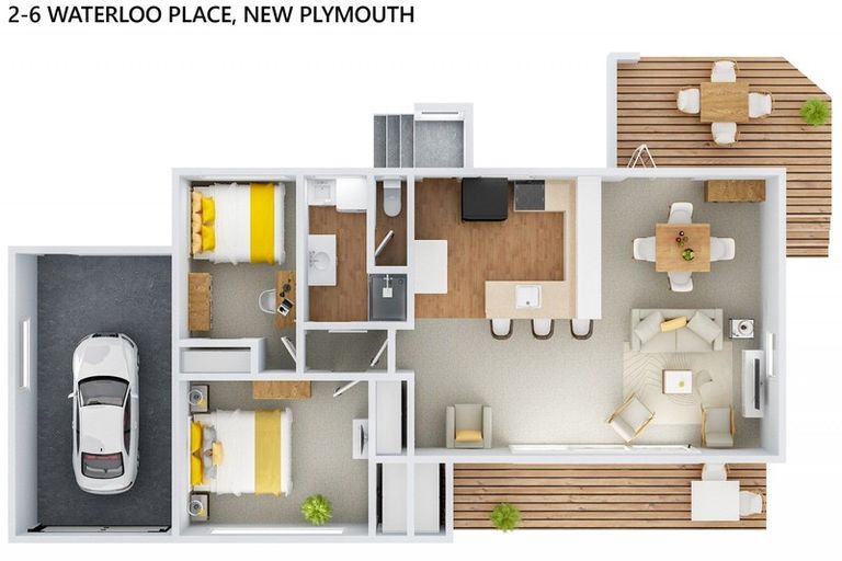 Photo of property in 6 Waterloo Place, Westown, New Plymouth, 4310