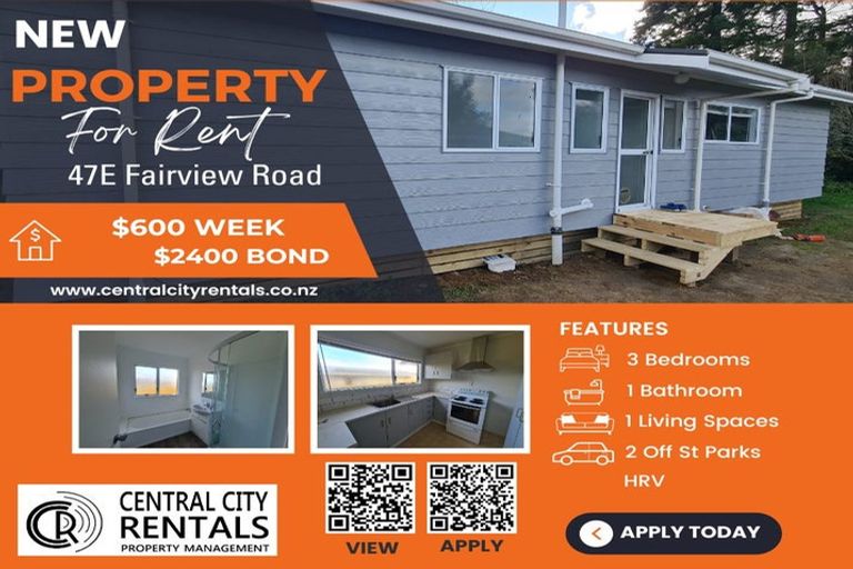 Photo of property in 47e Fairview Road, Western Heights, Rotorua, 3015