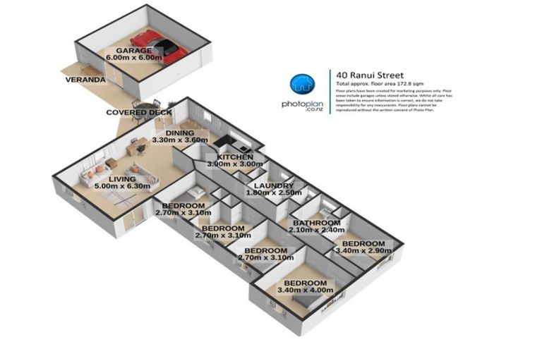 Photo of property in 40 Ranui Street, Dinsdale, Hamilton, 3204