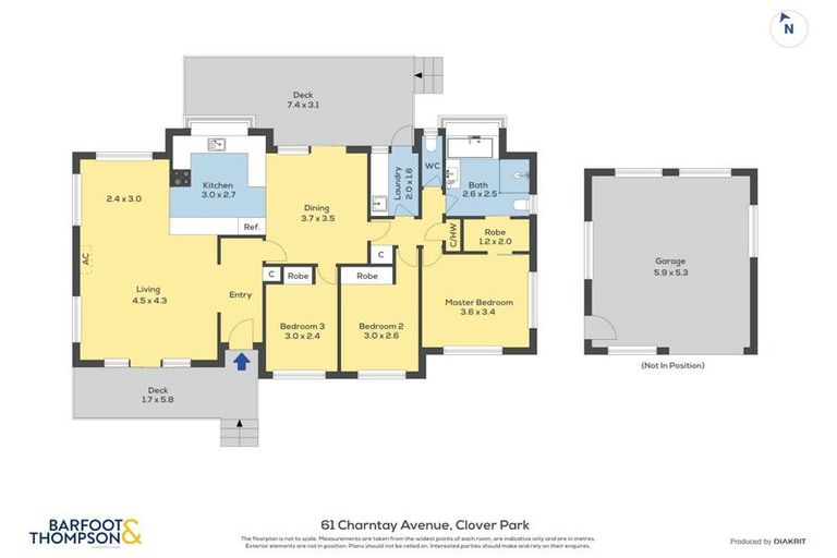 Photo of property in 61 Charntay Avenue, Clover Park, Auckland, 2019