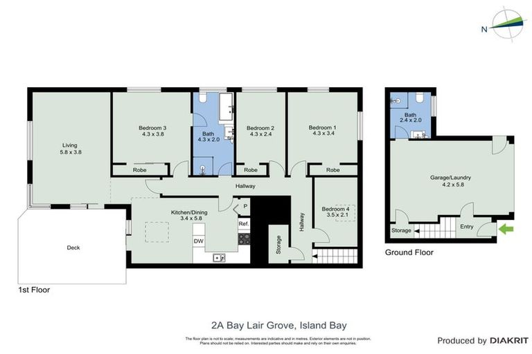 Photo of property in 2a Bay Lair Grove, Island Bay, Wellington, 6023