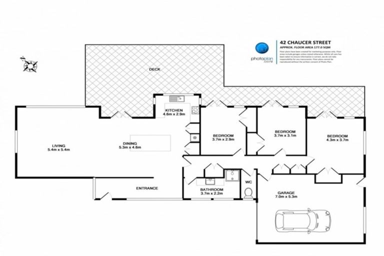Photo of property in 42 Chaucer Street, Leamington, Cambridge, 3432
