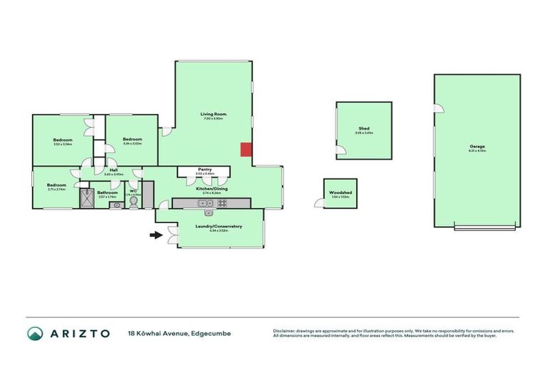 Photo of property in 18 Kowhai Avenue, Edgecumbe, 3120